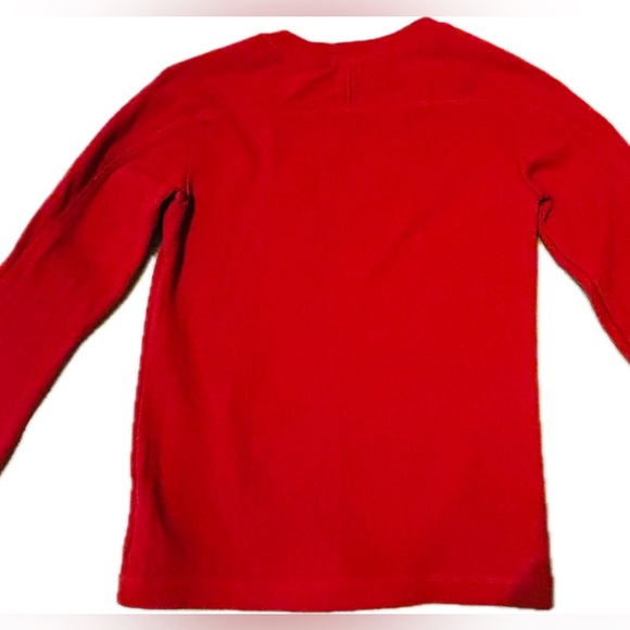 Polo Ralph Lauren Ls Solid Waffle - Red- BOYS 8- EUC Smoke free - Picture 3 of 3